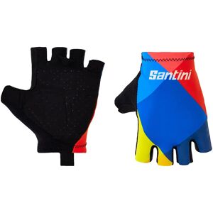 Santini LIDL-TREK 2024 Cycling Gloves, for men, size L, Cycling gloves, Bike gear