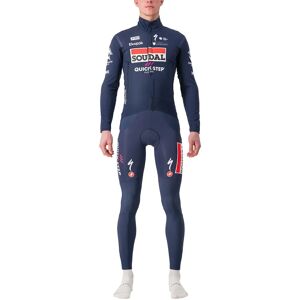 Castelli SOUDAL QUICK-STEP 2024 Set (winter jacket + cycling tights) Set (2 pieces), for men