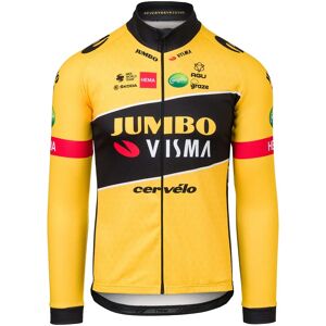 AGU TEAM JUMBO-VISMA 2022 Long Sleeve Jersey, for men, size 3XL, Bike shirt, Cycling gear