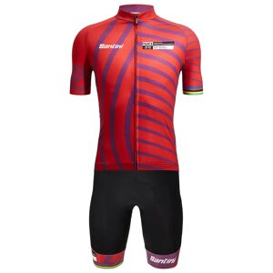 Santini UCI WORLD CHAMP. WOLLONGONG 2022 Set (cycling jersey + cycling shorts), for men, Cycling clothing