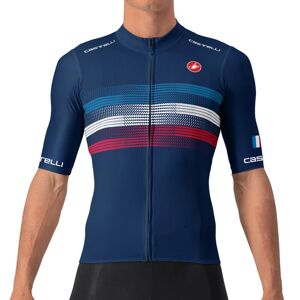 CASTELLI Country-Collection France Short Sleeve Jersey, for men, size L, Cycling jersey, Cycling clothing