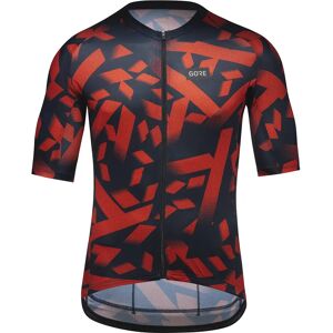 Gore Wear Spirit Signal Camo Short Sleeve Jersey Short Sleeve Jersey, for men, size M, Cycling jersey, Cycling clothing