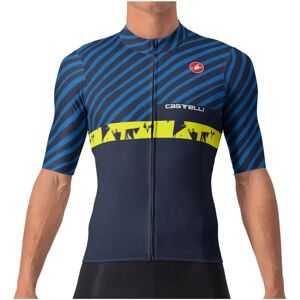 CASTELLI Diagon Short Sleeve Jersey, for men, size M, Cycling jersey, Cycling clothing