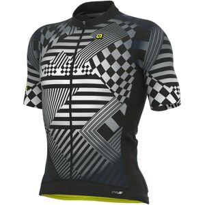 ALÉ Checkers Short Sleeve Jersey Short Sleeve Jersey, for men, size XL, Cycling jersey, Cycle clothing