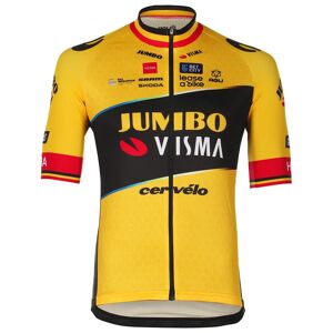 AGU TEAM JUMBO-VISMA Wout van Aert 2023 Short Sleeve Jersey, for men, size 2XL, Cycle shirt, Bike gear