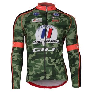 Nalini ARMÉE DE TERRE Long Sleeve Jersey, for men, size 2XL, Cycle shirt, Bike gear