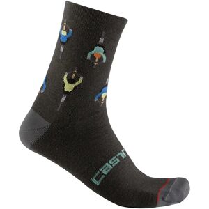 CASTELLI winter cycling socks Aperitivo Winter Socks, for men, size L-XL, MTB socks, Bike gear