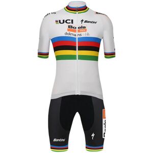 Santini BOELS DOLMANS World Champion 2019 Set (cycling jersey + cycling shorts), for men, Cycling clothing