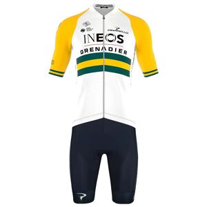 Bioracer INEOS Grenadiers Australian Champion Icon 23 Set (cycling jersey + cycling shorts) Set (2 pieces), for men, Cycling clothing