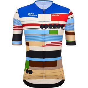 SANTINI Paris-Roubaix 2024 Short Sleeve Jersey, for men, size S, Cycling jersey, Cycling clothing