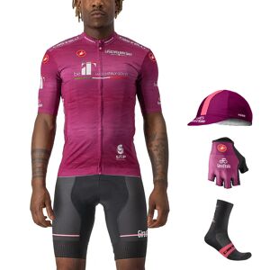 Castelli GIRO D'ITALIA Maglia Ciclamino 2022 Maxi-Set (5 pieces) Maxi Set (5 pieces), for men, Cycling clothing