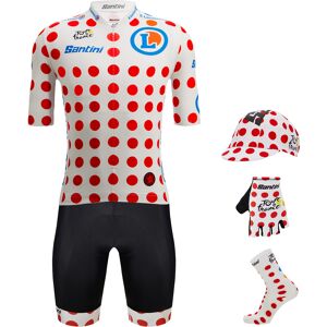 Santini TOUR DE FRANCE Race 2024 Maxi-Set (5 pieces) Maxi Set (5 pieces), for men, Cycling clothing