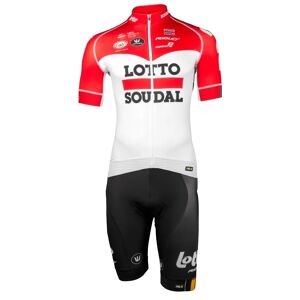 Vermarc LOTTO SOUDAL PRR 2018 Set (cycling jersey + cycling shorts), for men, Cycling clothing