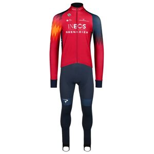 Bioracer INEOS Grenadiers Icon Tempest 2023 Set (winter jacket + cycling tights) Set (2 pieces), for men