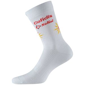 Nalini COFIDIS Cycling Socks 2021, for men, size L-XL, MTB socks, Cycling gear