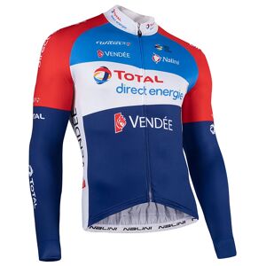 Nalini TOTAL DIRECT ENERGIE 2021 Long Sleeve Jersey, for men, size S, Cycling jersey, Cycling clothing