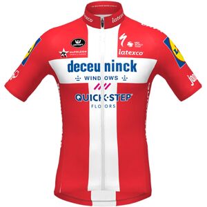 Vermarc DECEUNINCK-QUICK STEP Short Sleeve Jersey Danish Champion 2021, for men, size S, Cycling jersey, Cycling clothing