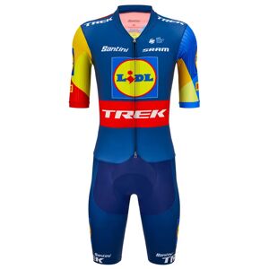 Santini LIDL-TREK 2024 Race Bodysuit, for men, size XL, Cycling body, Bike gear