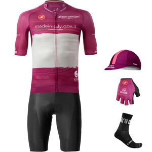 Castelli GIRO D'ITALIA Maglia Ciclamino Race 2023 Maxi-Set (5 pieces), for men, Cycling clothing