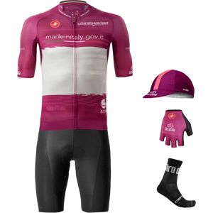 Castelli GIRO D'ITALIA Maglia Ciclamino Race 2023 Maxi-Set (5 pieces), for men, Cycling clothing