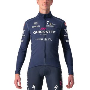 Castelli QUICK-STEP ALPHA VINYL Perfetto RoS 2022 Light Jacket, for men, size M, Cycle jacket, Cycle clothing