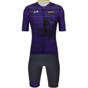 Santini TOUR DE FRANCE Puy de Dome 2023 Set (cycling jersey + cycling shorts) Set (2 pieces), for men, Cycling clothing