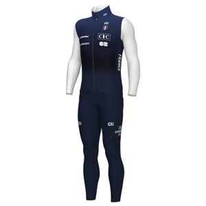 Alé FRENCH NATIONAL TEAM 2024 Set (winter jacket + cycling tights) Set (2 pieces), for men