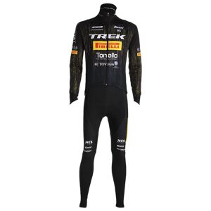 Santini TREK PIRELLI 2021 Set (winter jacket + cycling tights), for men