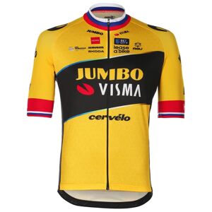 AGU TEAM JUMBO-VISMA Primoz Roglic 2023 Short Sleeve Jersey, for men, size 2XL, Cycle shirt, Bike gear