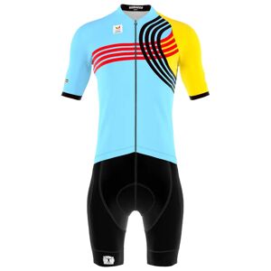 Bioracer BELGIAN NATIONAL TEAM Icon 2024 Set (cycling jersey + cycling shorts) Set (2 pieces), for men, Cycling clothing