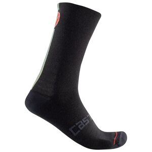 CASTELLI Racing Stripe 18 Winter Cycling Socks Winter Socks, for men, size L-XL, MTB socks, Bike gear