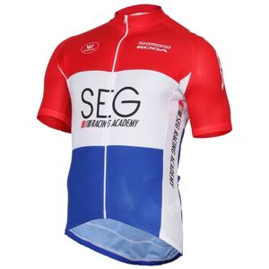 Vermarc SEG RACING ACADEMY Short Sleeve Jersey Dutch Champion 2017, for men, size S, Cycling jersey, Cycling clothing