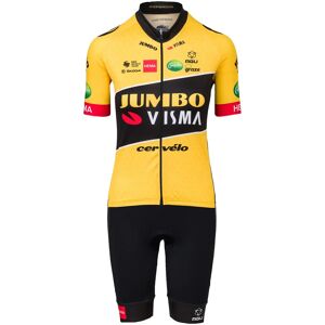 AGU Damen  TEAM JUMBO-VISMA 2022 Set (cycling jersey + cycling shorts) Set (2 pieces), for men, Cycling clothing