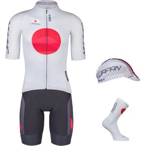 Q36.5 JAPANESE NATIONAL TEAM Maxi-Set (4 pieces), for men, Cycling clothing