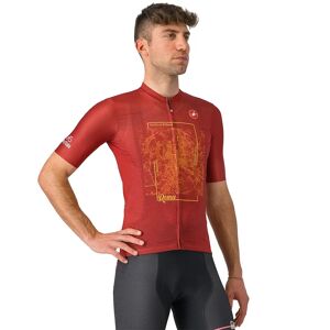 Castelli GIRO D'ITALIA Roma 2024 Short Sleeve Jersey, for men, size S, Cycling jersey, Cycling clothing