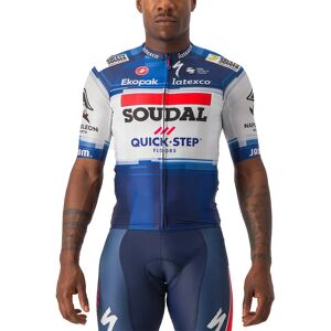 Castelli SOUDAL QUICK-STEP Aero Race 6.1 2023 Short Sleeve Jersey, for men, size S, Cycling jersey, Cycling clothing