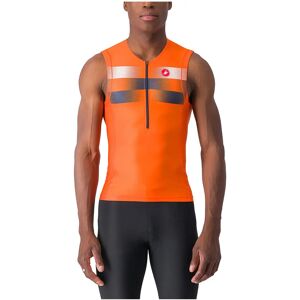 CASTELLI Free 2 Tri Top, for men, size S, Triathlon top, Triathlon clothing