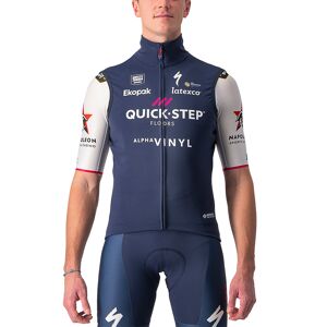Castelli QUICK-STEP ALPHA VINYL Perfetto RoS 2022 Wind Vest, for men, size M, Cycling vest, Cycle clothing
