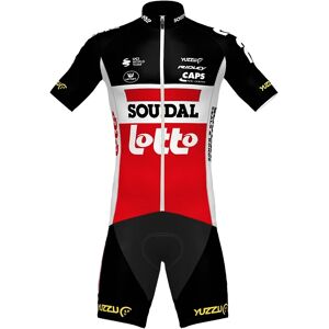 Vermarc SOUDAL LOTTO Aero 2021 Set (cycling jersey + cycling shorts), for men, Cycling clothing