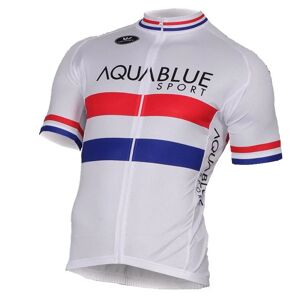 Vermarc AQUA BLUE SPORT British Champion 2017 Short Sleeve Jersey, for men, size S, Cycling jersey, Cycling clothing