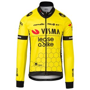 AGU TEAM JUMBO VISMA 2024 Thermal Jacket, for men, size 2XL, Cycle jacket, Cycling gear