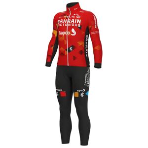 Alé BAHRAIN - VICTORIOUS 2022 Set (winter jacket + cycling tights) Set (2 pieces), for men