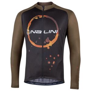 NALINI Coffee Long Sleeve Jersey Long Sleeve Jersey, for men, size M, Cycling jersey, Cycling clothing