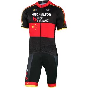 Giordana MITCHELTON - SCOTT Chinese Champion 2019 Set (cycling jersey + cycling shorts), for men, Cycling clothing