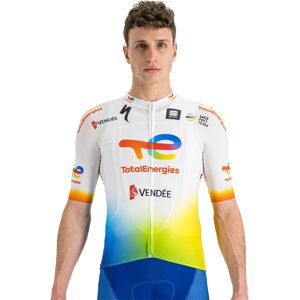 Sportful TEAM TOTALENERGIES 2023 Short Sleeve Jersey, for men, size S, Cycling jersey, Cycling clothing