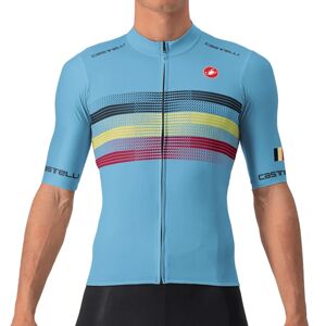CASTELLI Country-Collection Belgium Short Sleeve Jersey, for men, size M, Cycling jersey, Cycling clothing