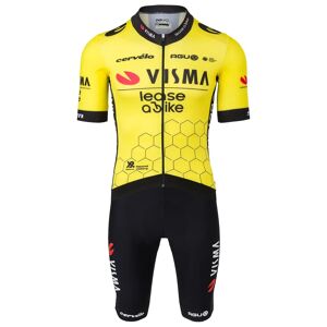 AGU Visma Lease a Bike Race 2024 Set (cycling jersey + cycling shorts) Set (2 pieces), for men, Cycling clothing