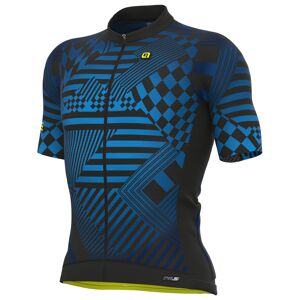 ALÉ Checkers Short Sleeve Jersey Short Sleeve Jersey, for men, size 2XL, Cycling jersey, Cycle clothing