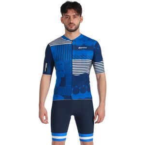 SANTINI Delta Optic Set (cycling jersey + cycling shorts) Set (2 pieces), for men