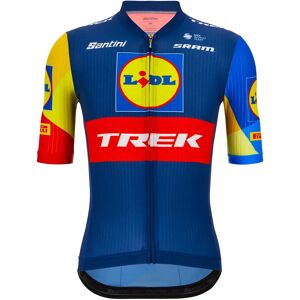 Santini LIDL-TREK Race 2024 Short Sleeve Jersey, for men, size L, Cycling shirt, Cycle clothing